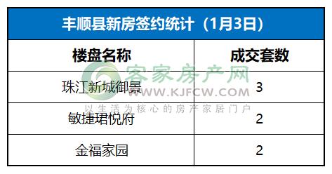 丰顺最新楼盘